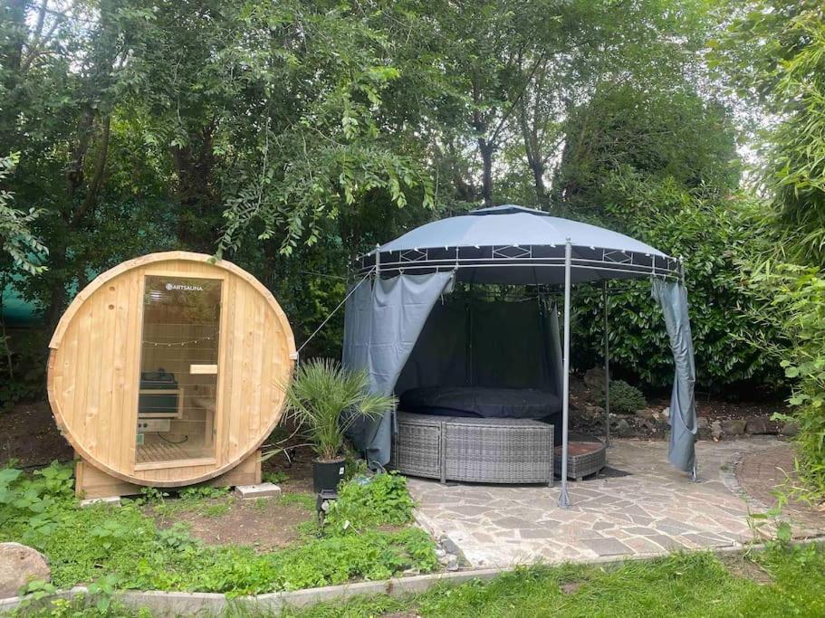 Ferien-Villa Direkt Am Rhein Sauna/Whirlpool Gotterswickerhamm Exterior foto